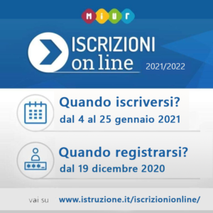 Iscrizioni on line 2021 22